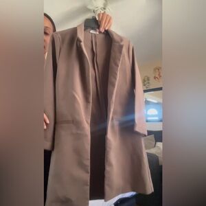 Elegant Brown Women's Coat
